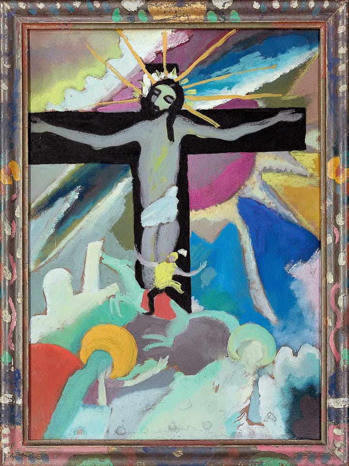 Crucified Christ by Wassily Kandinsky (1911)